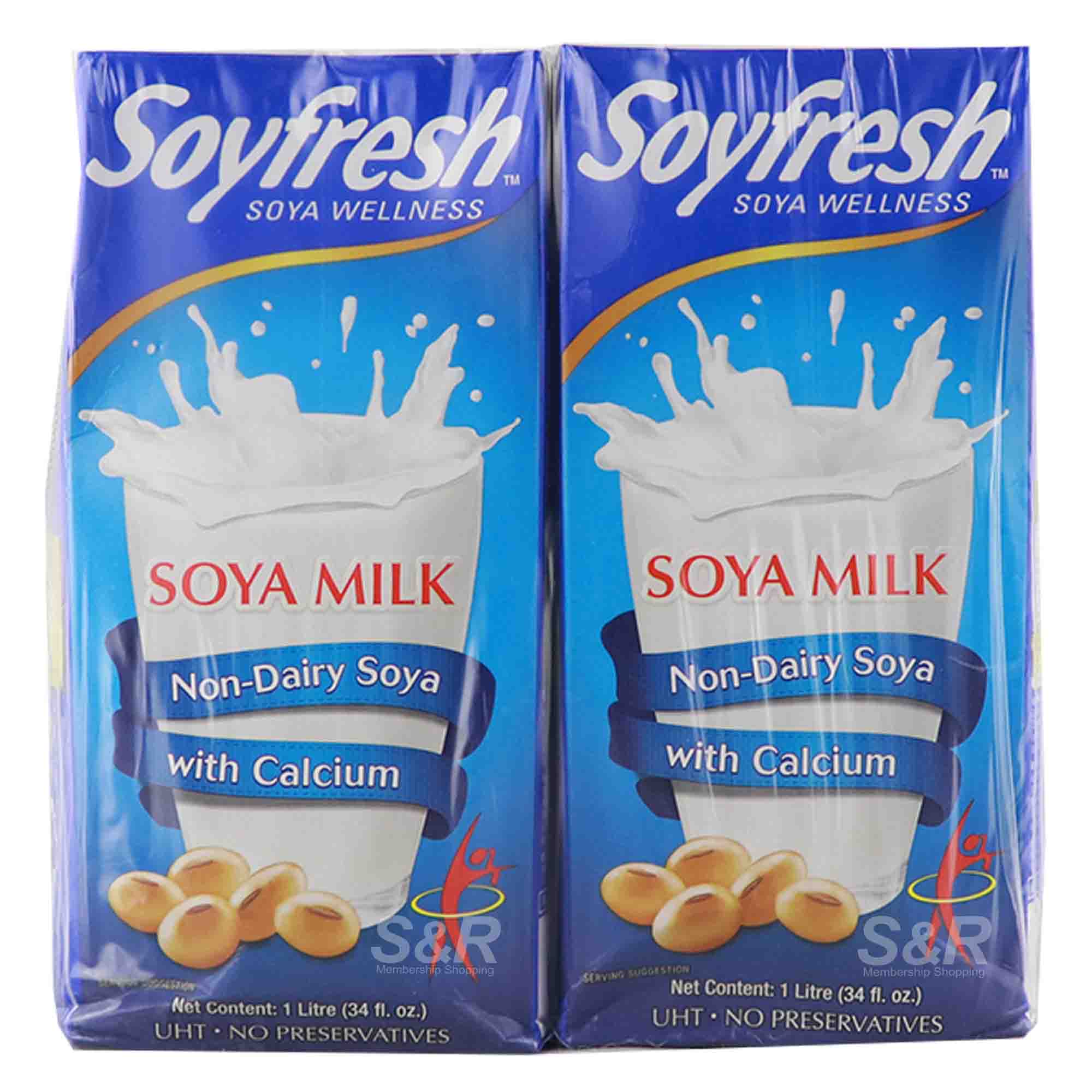 Soyfresh Non-Dairy Soya Milk with Calcium 4pcs Soyfresh Non-Dairy Soya Milk with Calcium 4pcs